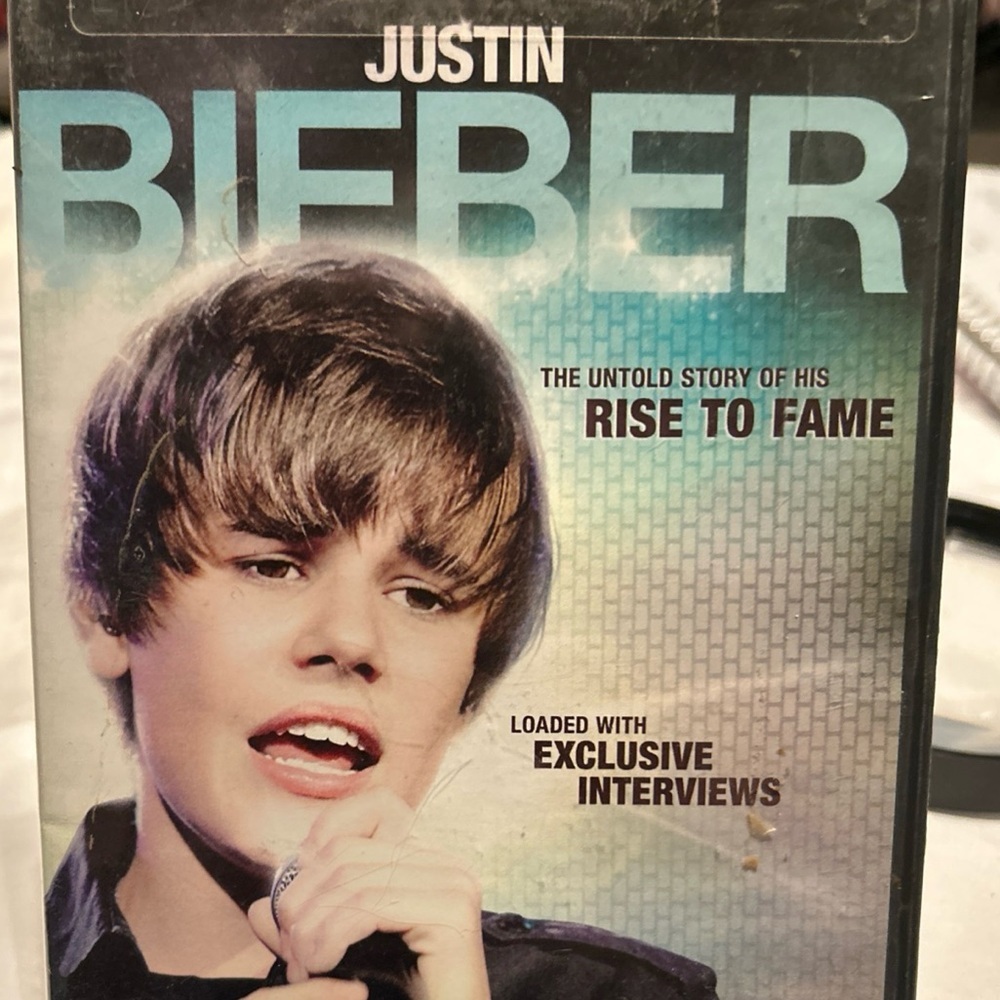 Justin Bieber untold story his rise to fame DVD movie